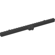 Lego kostka (kostička) 2x24 se spojkami, černá (4216731)